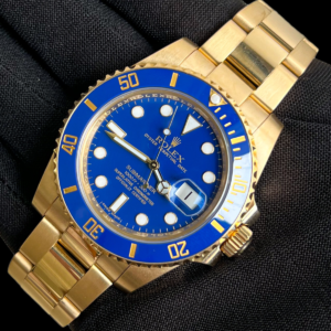 Rolex Submariner Cerâmica, Todo em Ouro - Most Azul 2017