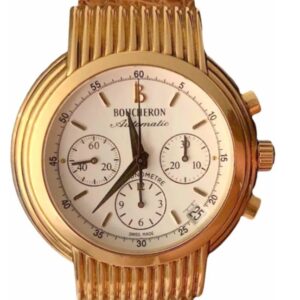 Boucheron Chronographe de Ouro - Raridade - Completo