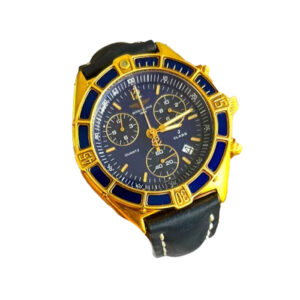 Breitling Chronograph J Class Em Ouro, 41mm & Blue Dial