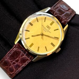 Iwc em Ouro 35mm , Double Signed & Raridade!