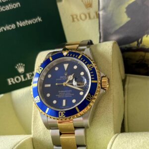 Rolex Submariner Aço Ouro Blue Dial, Ano 2007 e Impecável