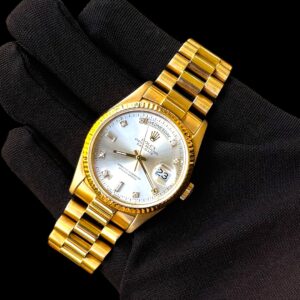 Rolex Day Date President Double Quick com Diamantes Completo