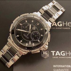 Tag Heuer Formula 1 Cerâmica, Chrono e Com 72 Diamantes