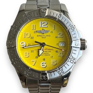 Breitling Superocean 42mm , Amarelo , Automático & Todo Aço!