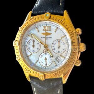 Breitling Chronomat Jetstream em Ouro e Madrepérola - Raridade