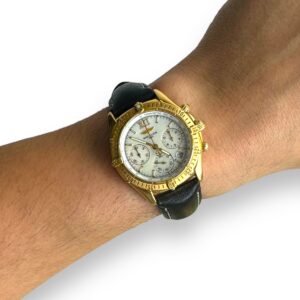 Breitling Chronomat Jetstream em Ouro e Madrepérola - Raridade