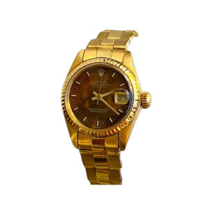 Rolex Datejust Full Gold, Lady, Special Wood Dial - Raríssimo