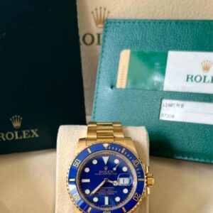 Rolex Submariner Cerâmica, Todo em Ouro - Most Azul 2017