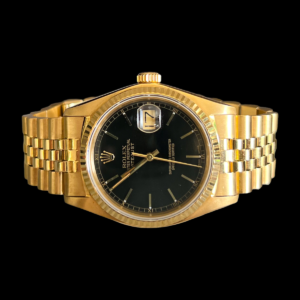 Rolex Datejust Full Gold , 36mm , Black Dial & Jubileu Raro!