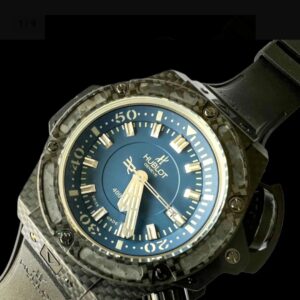 Hublot Oceanographic Blue Dial 48mm Carbono & Borracha!!!