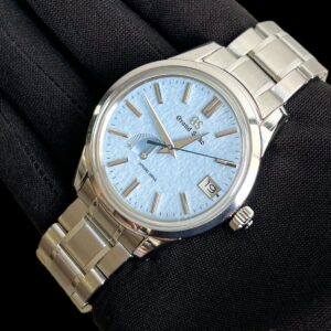 Grand Seiko SkyFlake Elegance Spring Drive , Blue & Todo Aço!