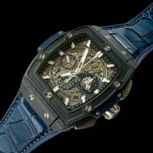 Hublot Spirit of big bang Ceramic , Blue , 42mm & Chronograph