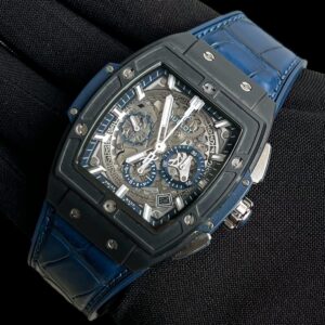 Hublot Spirit of big bang Ceramic , Blue , 42mm & Chronograph