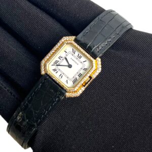 Cartier Ceinture Lady em ouro 18k e Pavê de Brilhantes! Raridade