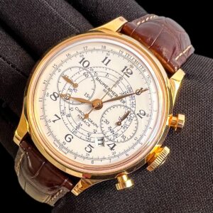 Baume & Mercier Capeland Ouro Rosa , 44mm , Flyback & Chronograph!