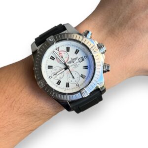 Breitling Super Avenger 48mm , Chronograph , Aço , Borracha em 12x sem juros!