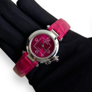 Cartier Pasha C Special Edition , Violet / Raspberry Dial & Raridade!