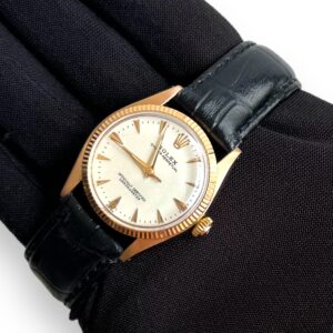 Rolex Oyster Perpetual 31mm em Ouro Rosa & Vintage!