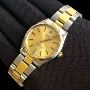 Rolex Oyster Perpetual Aço e Ouro , 34mm , Vintage , Raro & Completo!