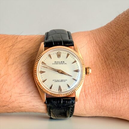 Rolex Oyster Perpetual 31mm em Ouro Rosa & Vintage!
