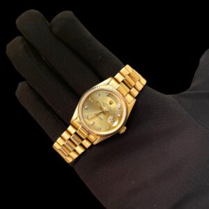 Rolex Day Date President 36mm em Ouro amarelo com Mostrador com Diamantes!