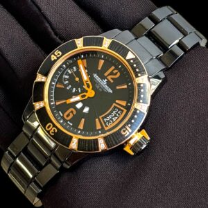 Jaeger LeCoultre Master Compressor Diving GMT , Cerâmica & Ouro Rosa!