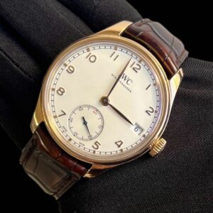 IWC Portuguese 8 Days em Ouro Rosa 43mm & Completo!