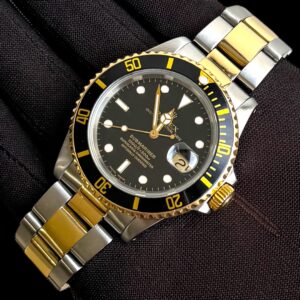 Rolex Submariner Aço e Ouro 18k  40mm & Mostrador Preto!