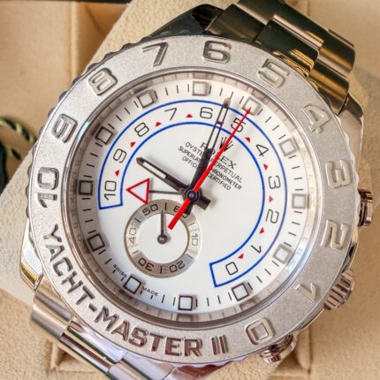 Rolex Yacht-Master II Ouro Branco , Platina , 44mm & Completo!
