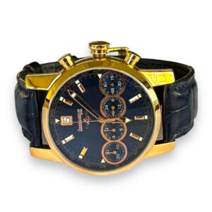 Eberhard & Co Chrono 4 em Ouro Rosa & Mostrador Azul!