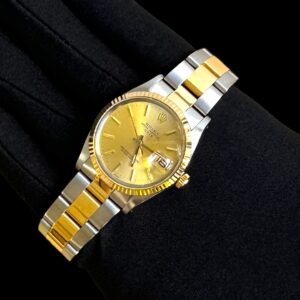 Rolex Date Aço/Ouro 34mm , Ano 1988 , Impecável & Completo!