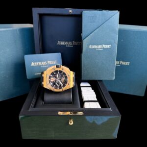 Audemars Piguet Royal Oak Offshore Tourbillon Chronograph em Ouro e Completo!