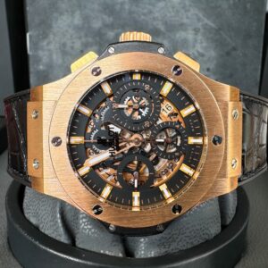 Hublot Aero Bang em Ouro Rosa , Skeleton & 44mm!!!