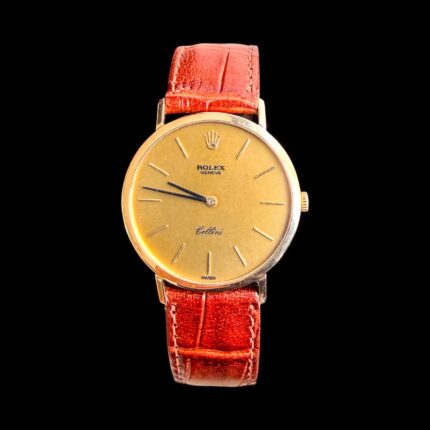 Rolex Cellini em Ouro Amarelo 18k , Social e Pulseira de Couro!