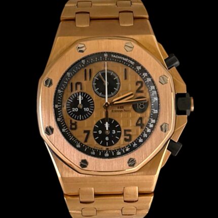 Audemars Piguet Royal Oak Offshore Brick , Full Gold e Completo!
