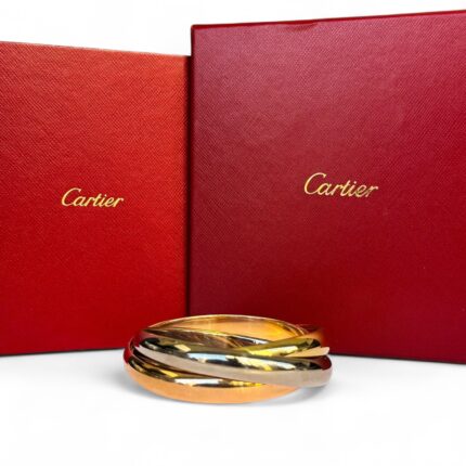 Pulseira Cartier Trinity Extra Grande , impecável e Completo!