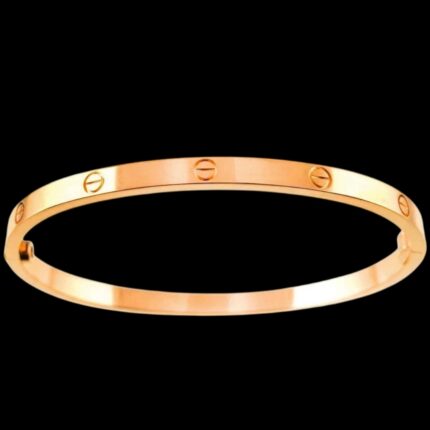 Pulseira Cartier Love em Ouro Rosa , Tam 15 e Completa