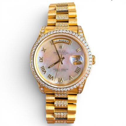 Rolex Day Date President 36 , Full Gold & Diamonds