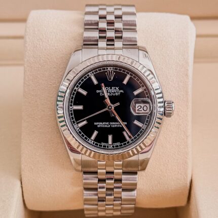 Rolex Datejust 31 , Jubileu , Bezel Ouro Branco e Impecável!