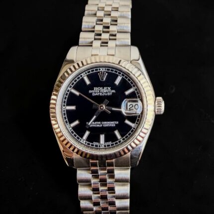 Rolex Datejust 31 , Jubileu , Bezel Ouro Branco e Impecável!