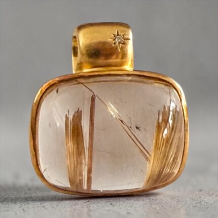 Pingente H.Stern em Ouro , Diamante & Quartzo!