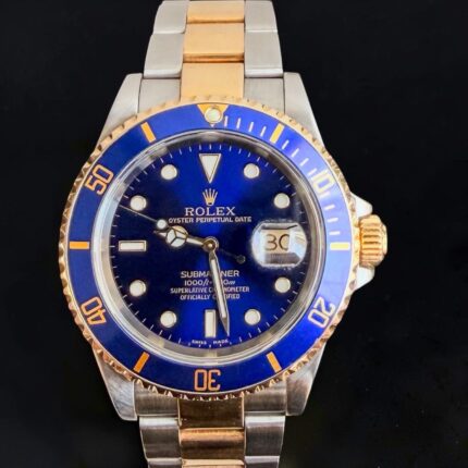 Rolex Submariner Ouro e Aço , Bluesy , Ano 2001 e Impecável