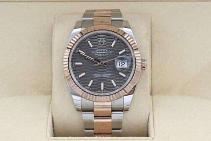 Rolex Datejust 41 Ouro Rosa , Aço , Ano 2024 , Motif Dial e Completo