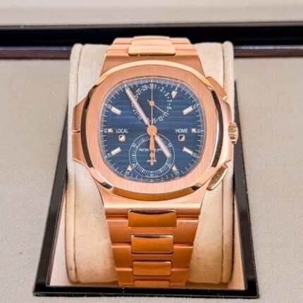 Patek Philippe Nautilus 5990 Full Gold , Blue Dial e Completo