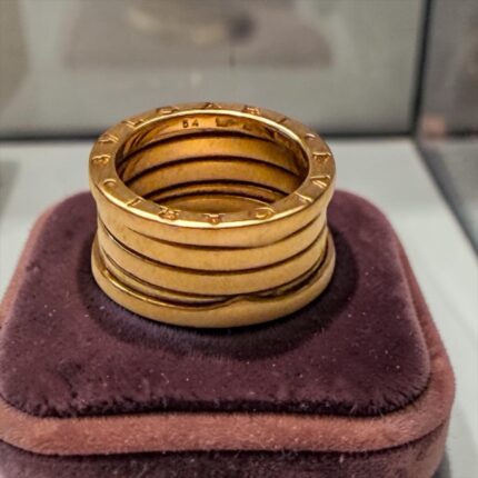 Anel Bvlgari B.zero1 Ouro Amarelo , 4 aros e tamanho 54!