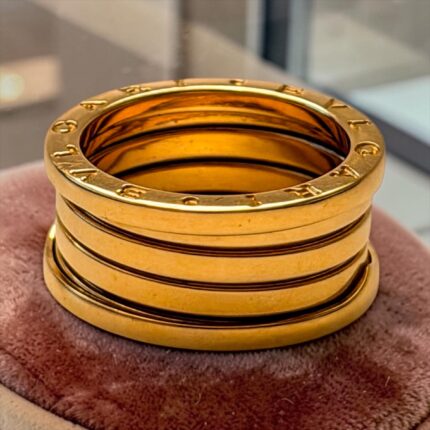 Anel Bvlgari B.zero1 ouro rosa , 4 aros e tamanho 57!