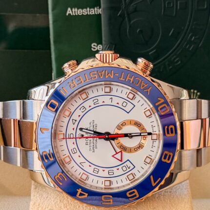 Rolex Yacht-Master II 44mm , Ouro Rosa / Aço e Full Set