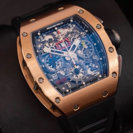 Richard Mille RM011 Ouro Rosa, Chrono, Flyback e Completo!