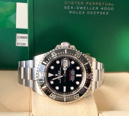 Rolex Sea Dweller Red 43 , Cerâmica , Aço e Completo!