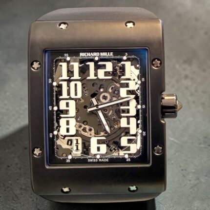Richard Mille RM016 Extra Flat em Titânio DLC e Completo!